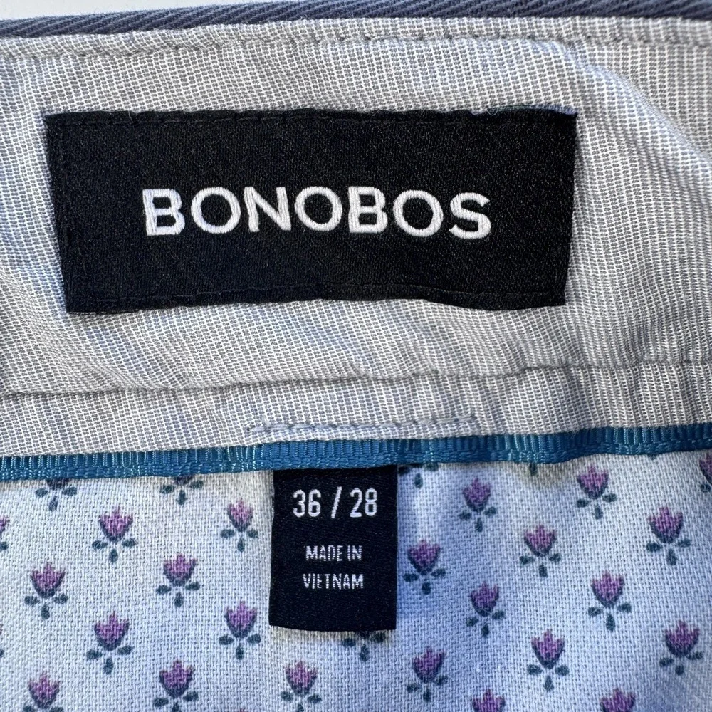 BONOBOS Tailored Chino Pant Mens 36x28 (actual 35x26) Blue